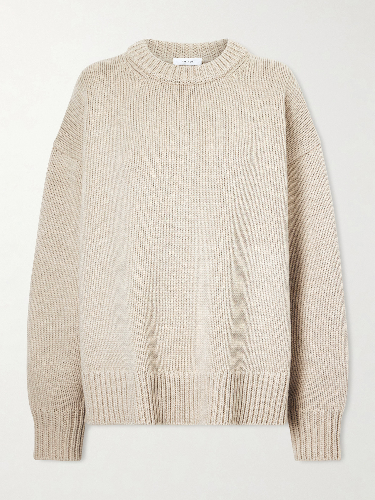 The Row - Ophelia Oversized Wool And Cashmere-blend Sweater - Neutrals