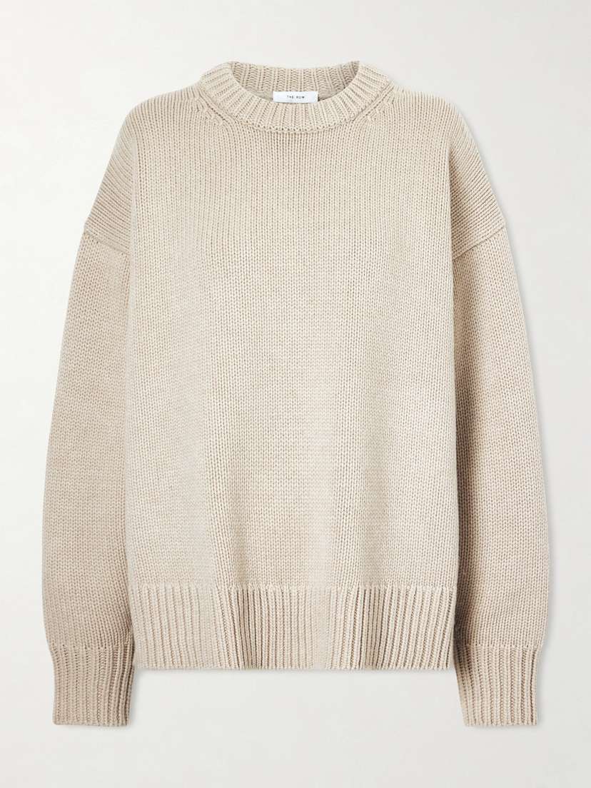 The Row Essentials Ophelia Oversized Wool And Cashmere-blend Sweater