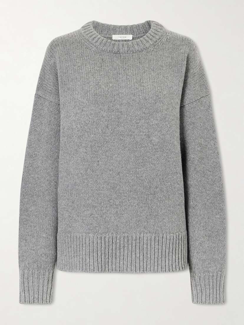 The Row Essentials Ophelia Oversized Wool And Cashmere-blend Sweater