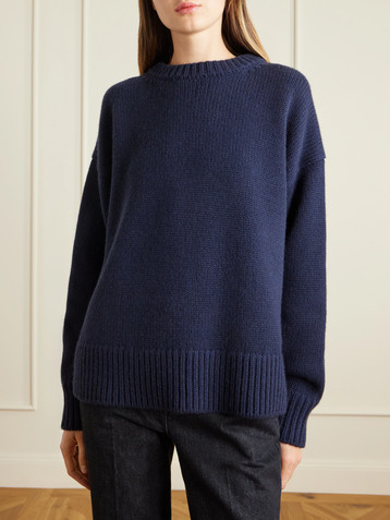 The Row Essentials Ophelia oversized wool and cashmere-blend sweater