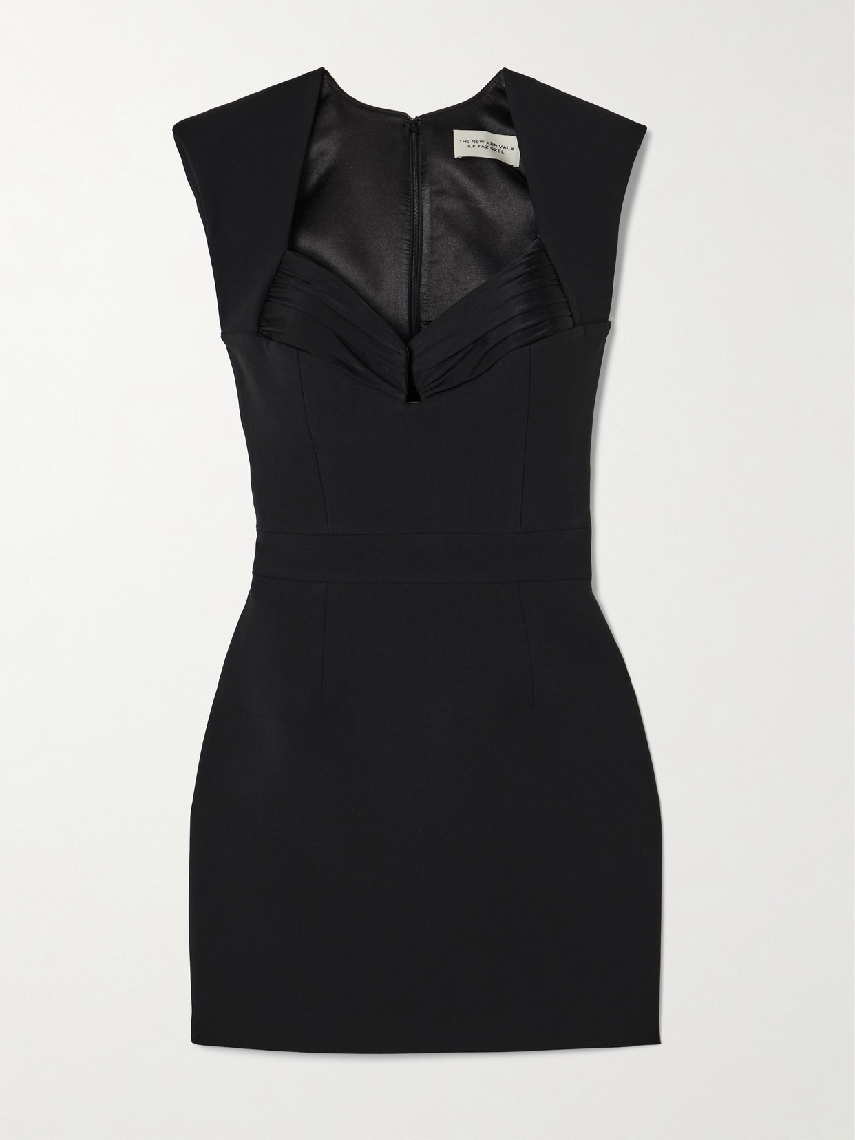 The New Arrivals Ilkyaz Ozel Isabeau Cutout Gathered Crepe Mini Dress In Multi