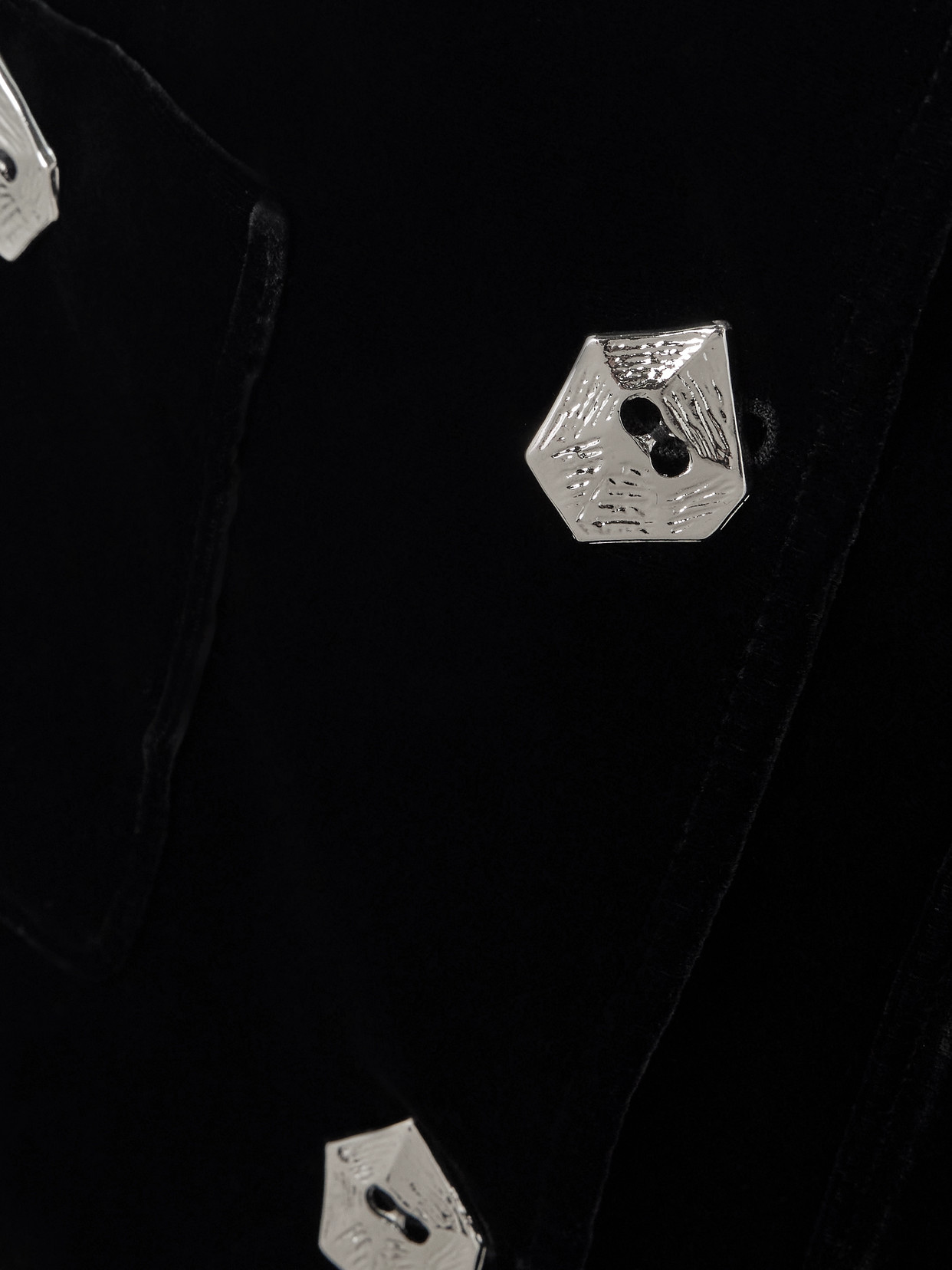 Violante Nessi Kelly Velvet Jacket In Black