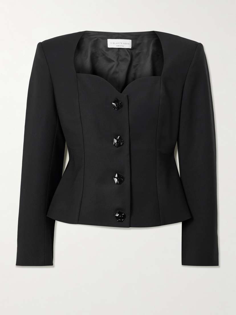 VIOLANTE NESSI L'eclaireur Wool-blend Blouse