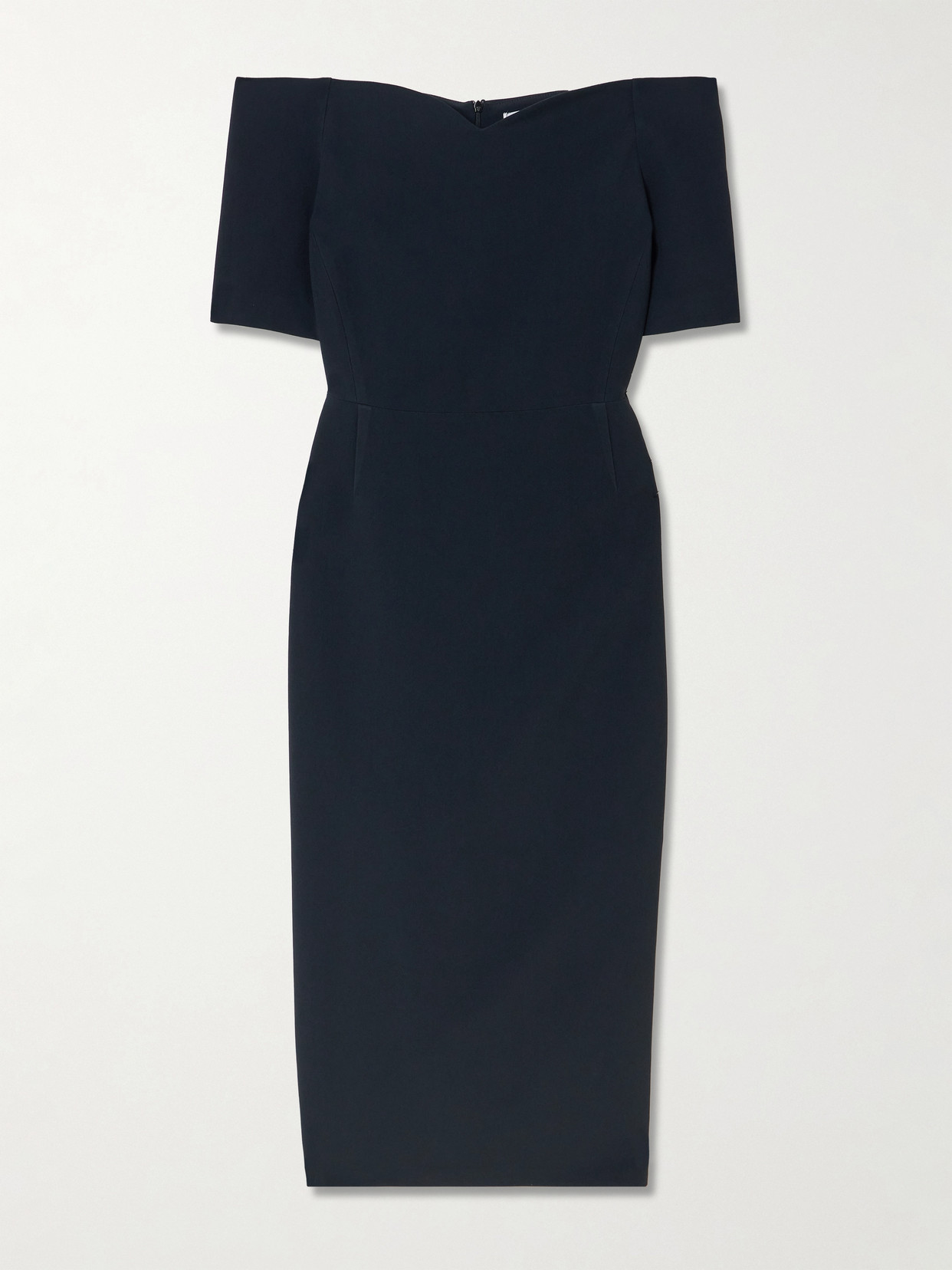 Violante Nessi Lucretia Off-the-shoulder Cady Gown In Multi