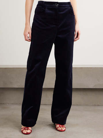 VIOLANTE NESSI Rufino cotton-corduroy straight-leg pants