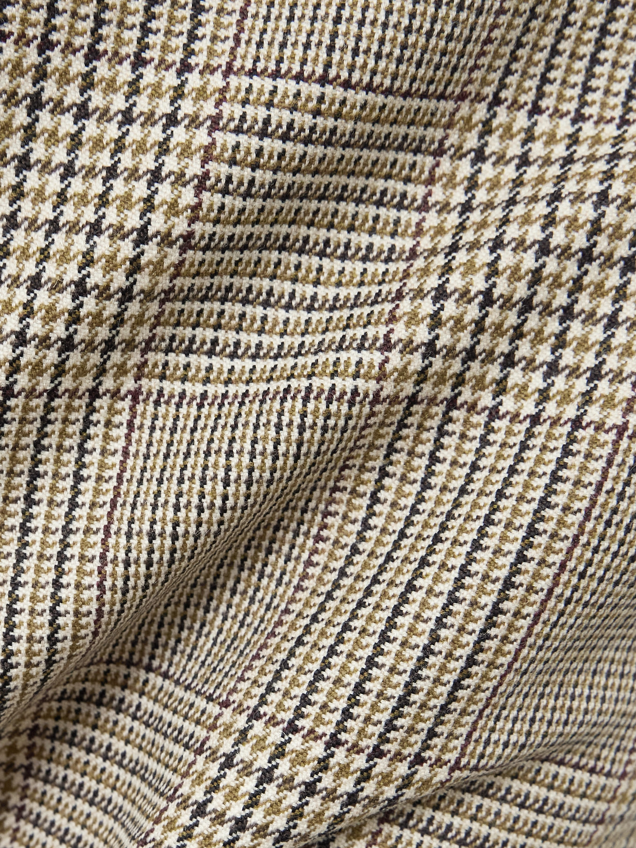 Violante Nessi New York Houndstooth Wool Tapered Pants In Multi