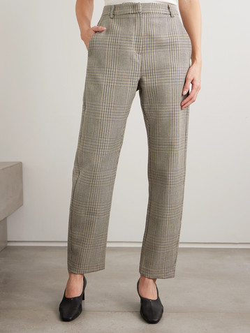 VIOLANTE NESSI New York houndstooth wool tapered pants