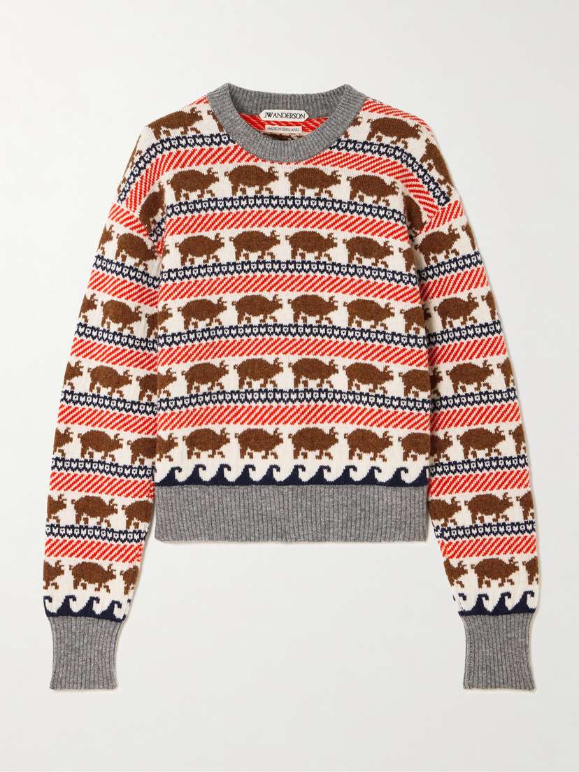JW Anderson Intarsia Wool Sweater