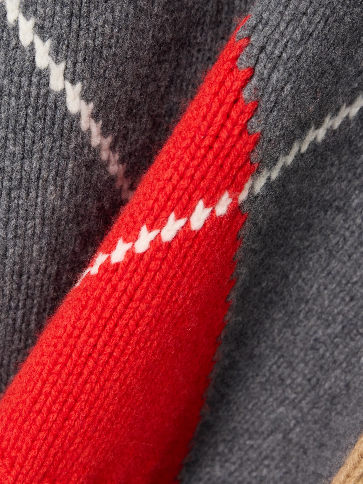 + Pringle Argyle Wool Turtleneck Sweater