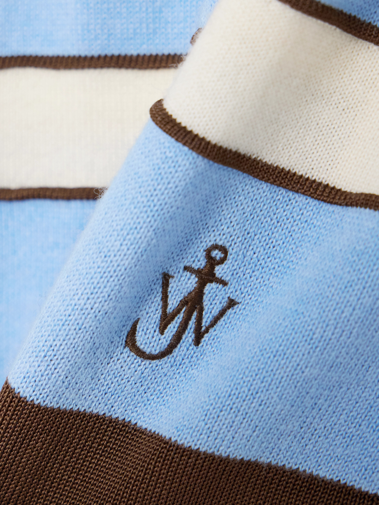 Striped Cotton And Wool-Blend Polo