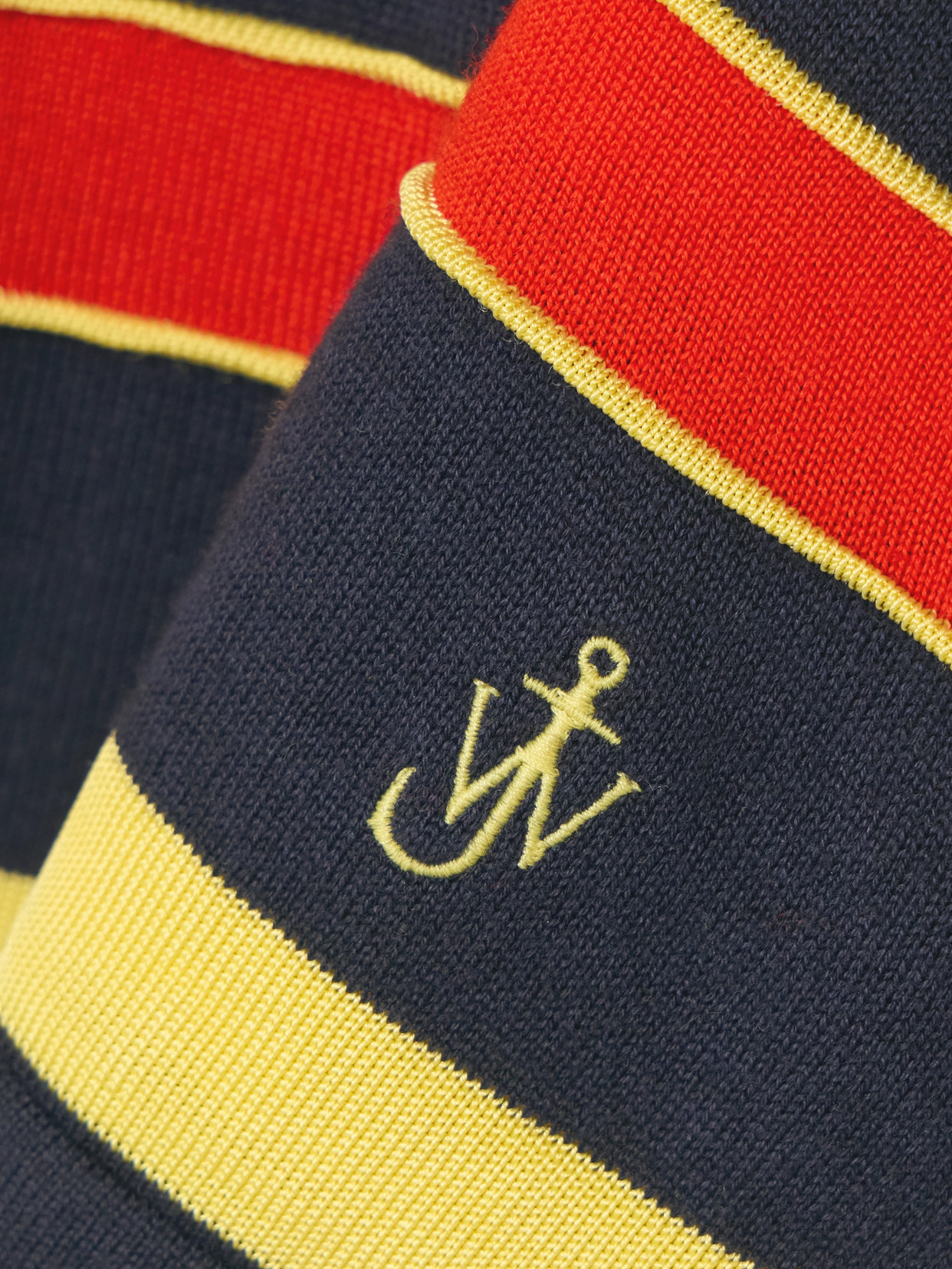 Striped Cotton And Wool-Blend Polo