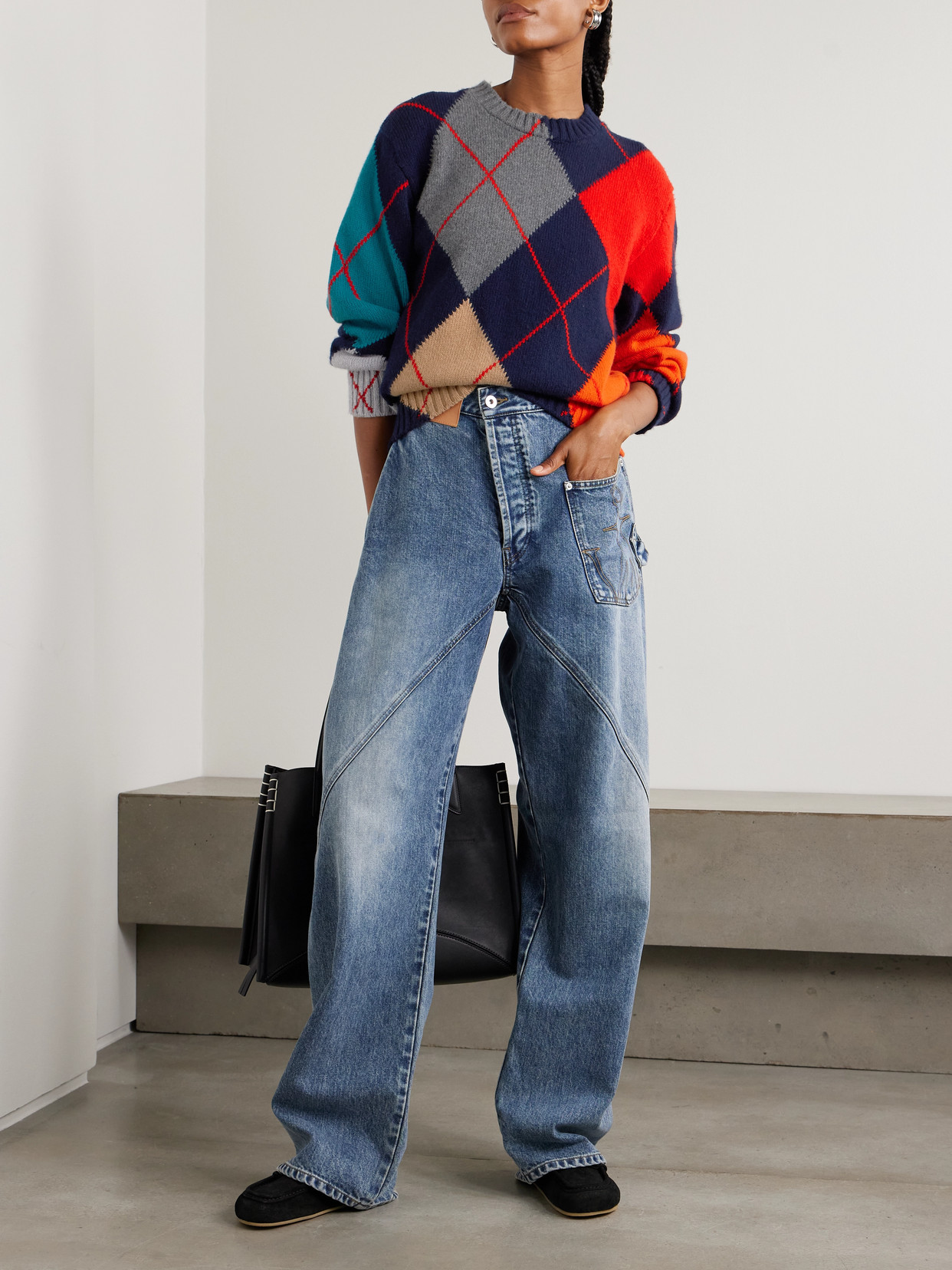 + Pringle Argyle Sweater