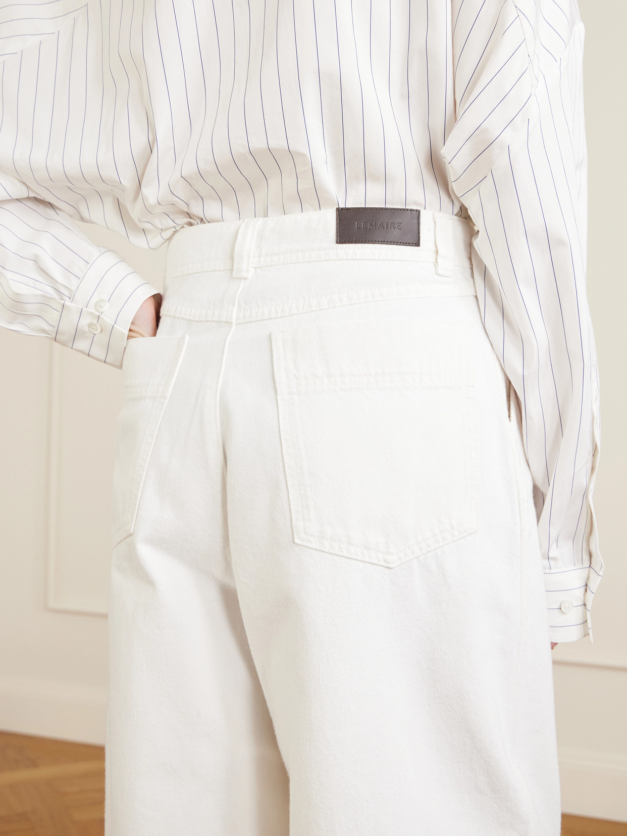 Mid-Rise Wide- Leg