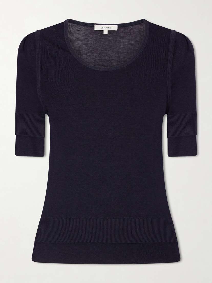 Lemaire Trompe L'oeil Knitted T-shirt