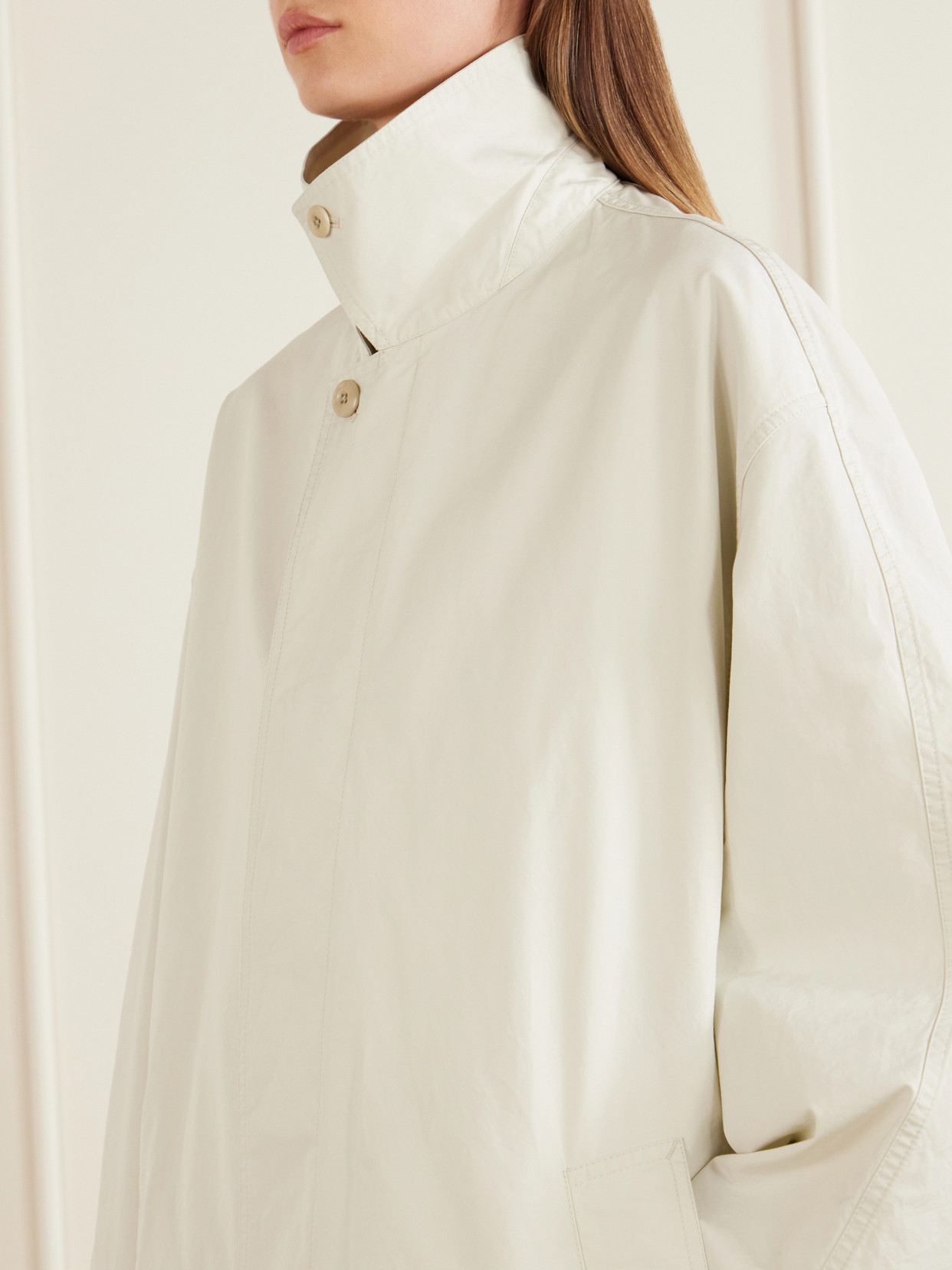 Cotton-Gabardine Coat