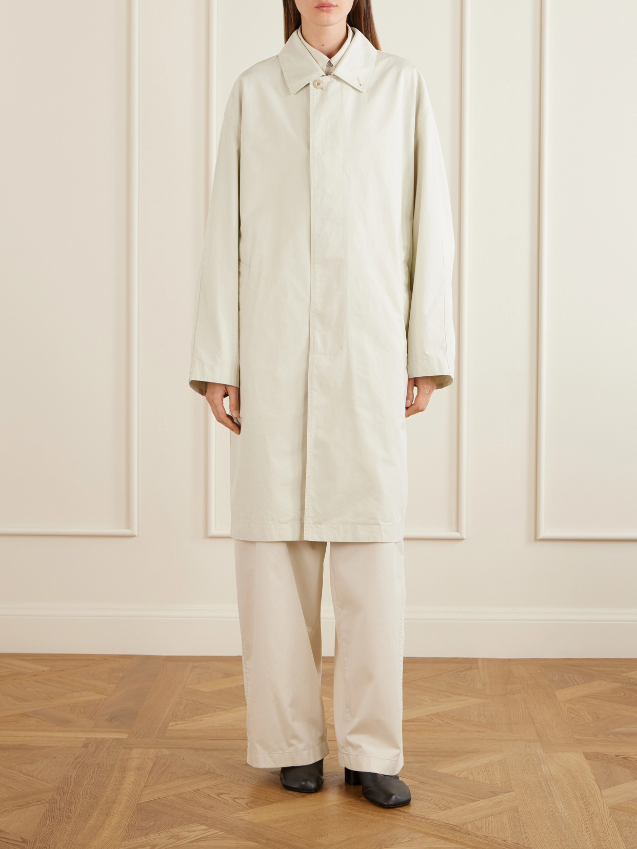 Cotton-Gabardine Coat