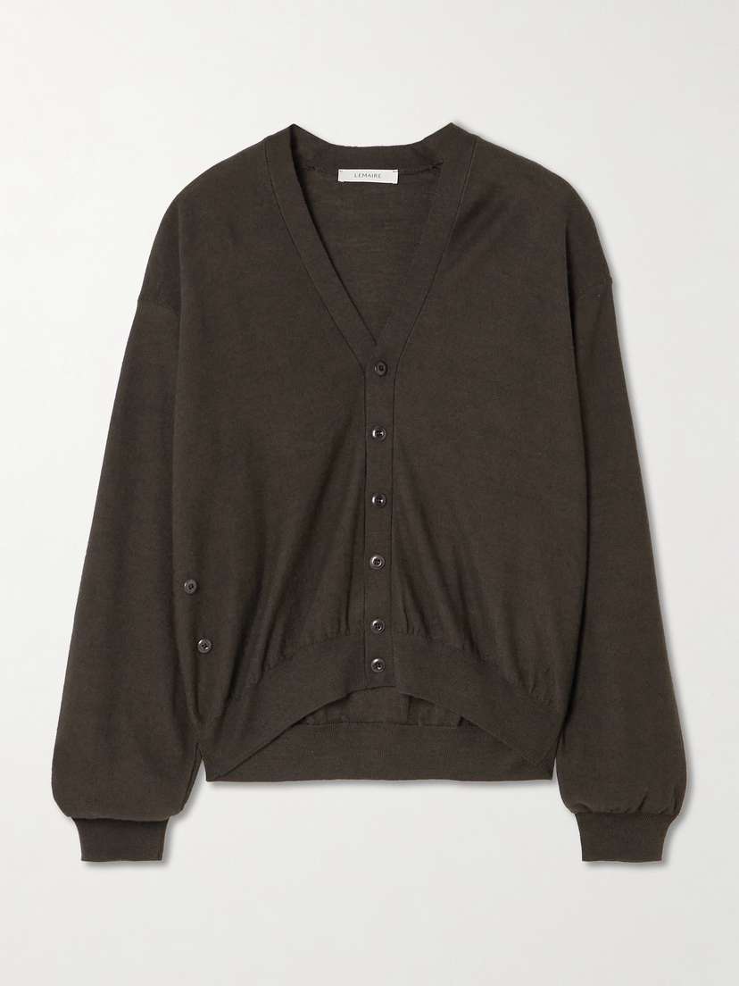 Lemaire Twisted Wool-blend Cardigan