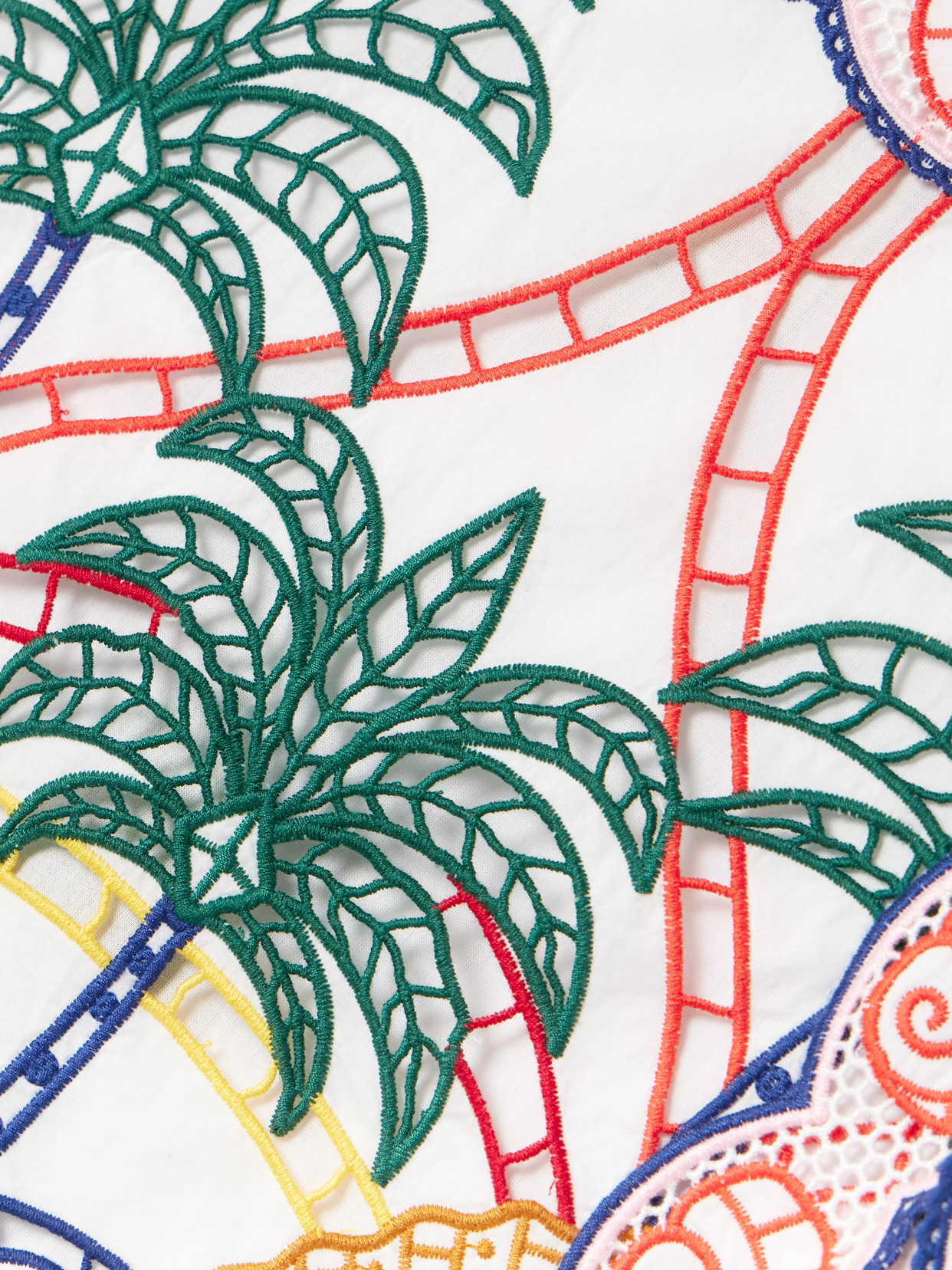Scalloped Richelieu Cotton Mini