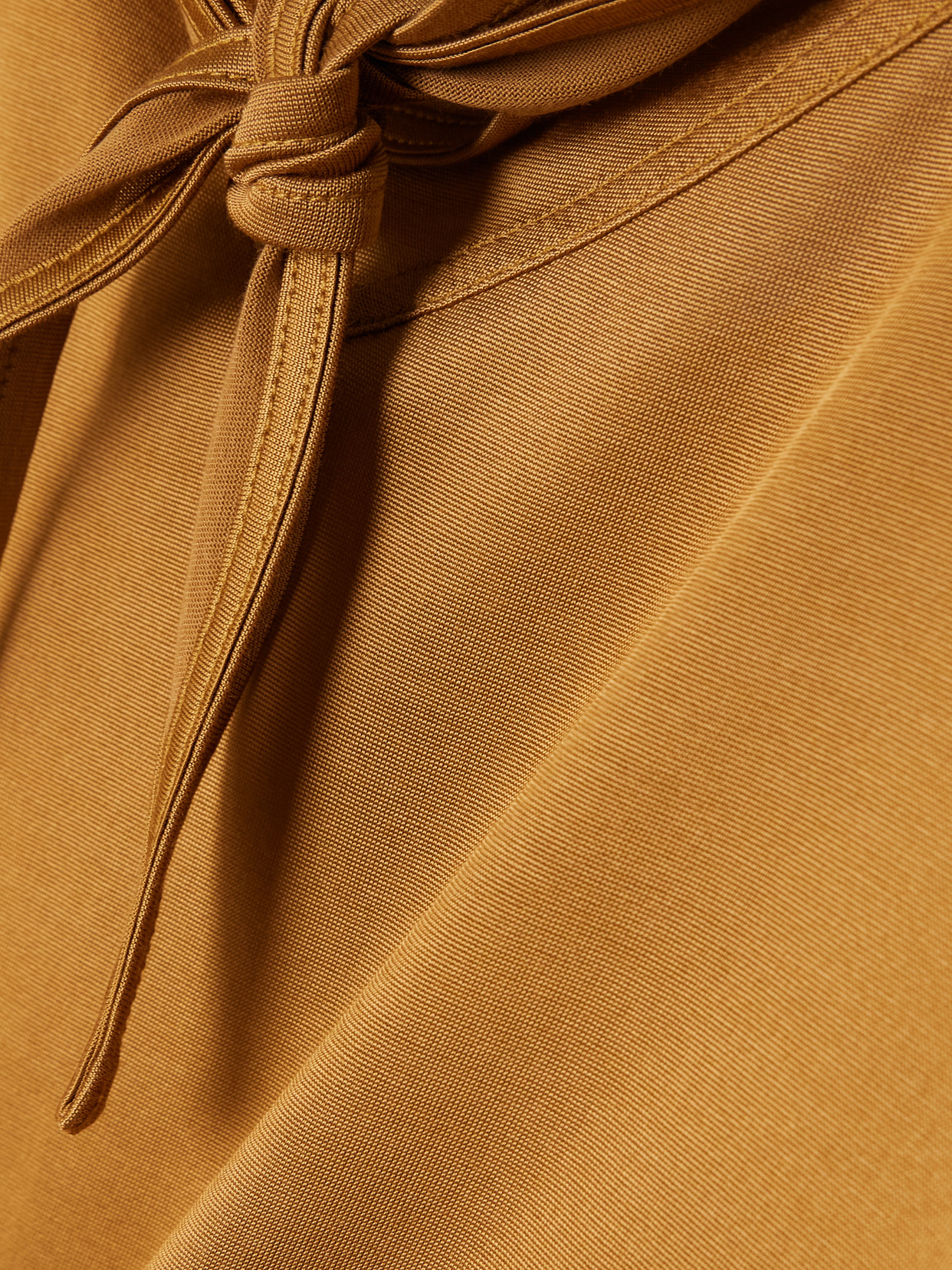 Tie-Neck Jersey T-Shirt
