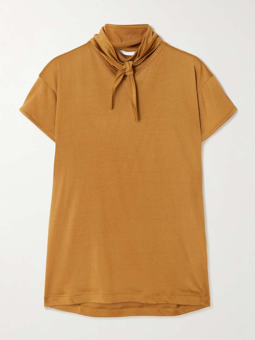 Lemaire Tie-neck Jersey T-shirt