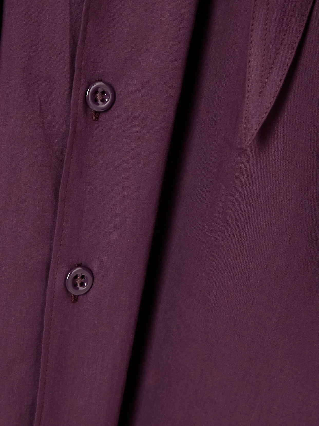 Tie-Neck Cotton-Muslin Shirt
