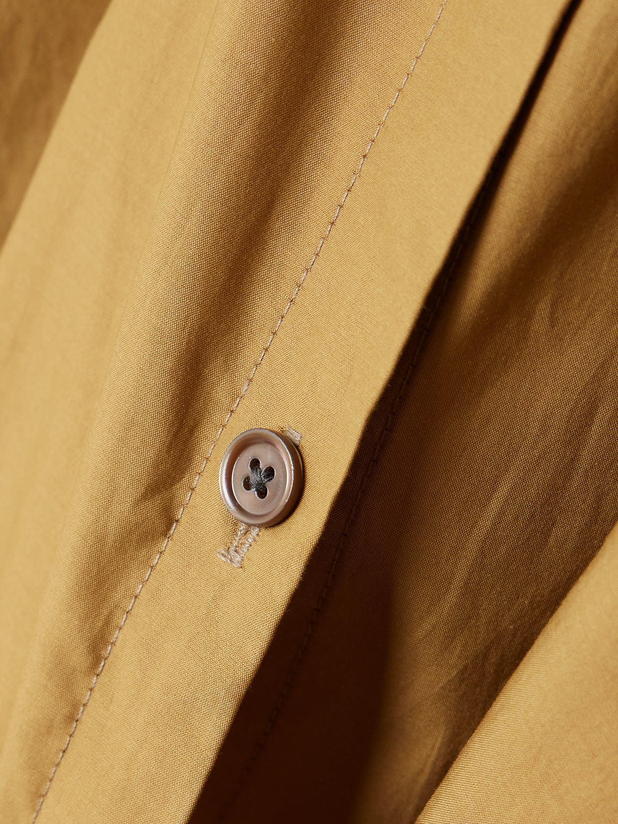 Twisted Cotton And Silk-Blend Poplin Wrap Shirt