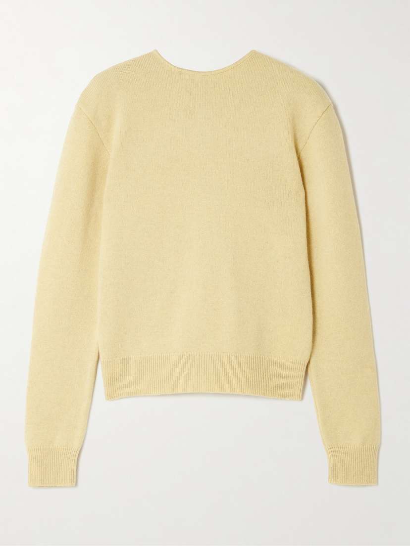 Lemaire Reversible Wool And Cashmere-blend Cardigan