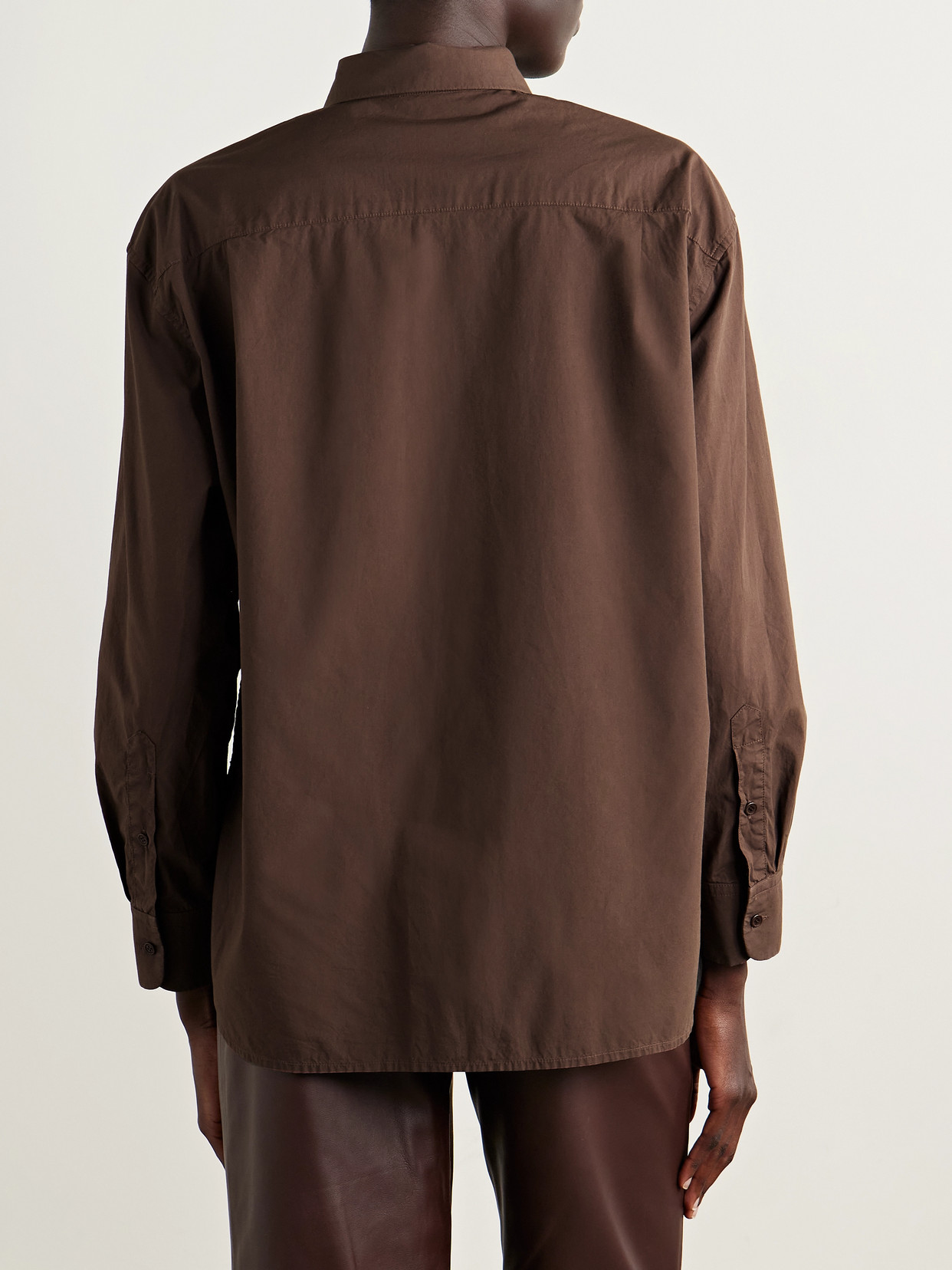 Amante Cotton-Poplin Shirt