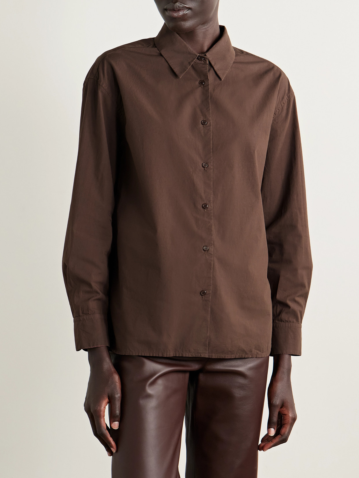 Amante Cotton-Poplin Shirt