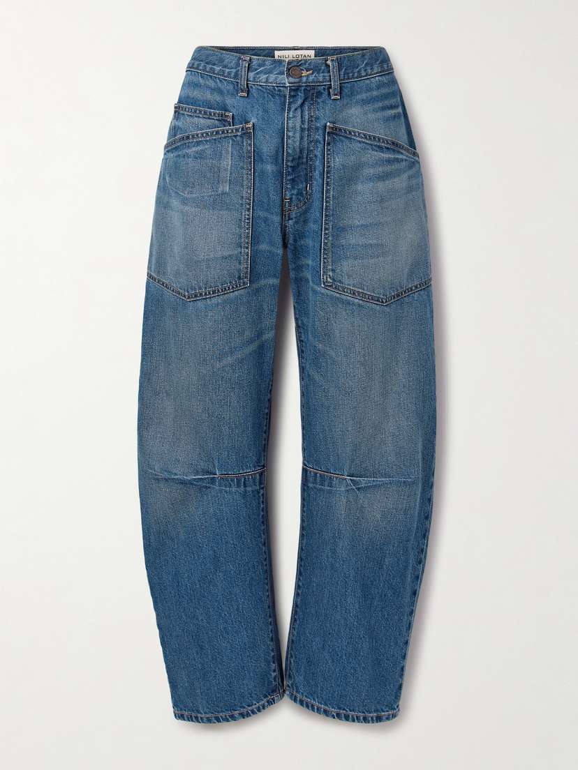 Nili Lotan Shon High-rise Barrel-leg Jeans