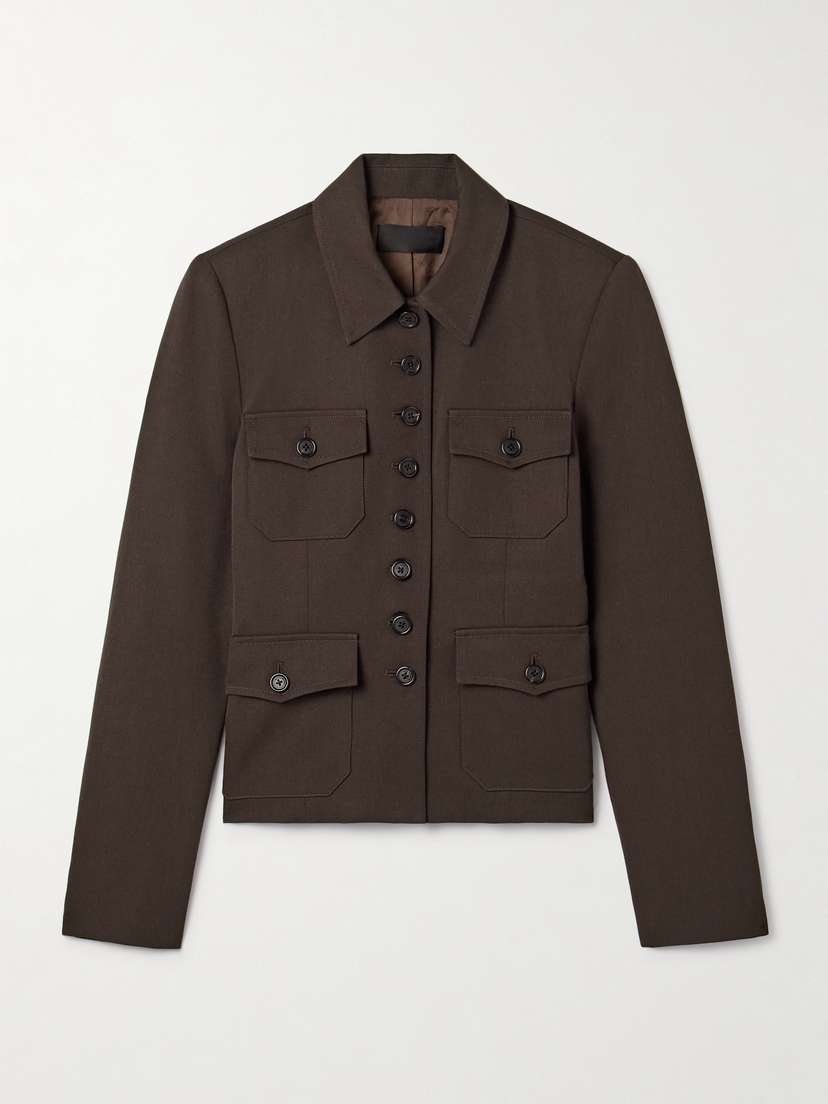 Nili Lotan Jamison Wool-twill Jacket