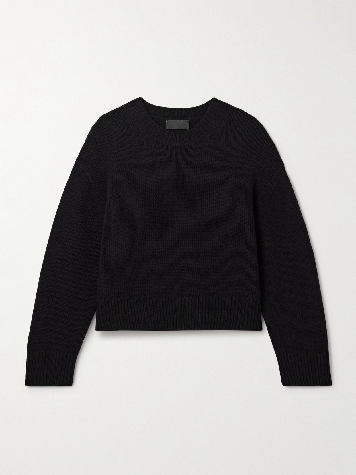 Nili Lotan Haisley Oversized Wool Sweater In Black