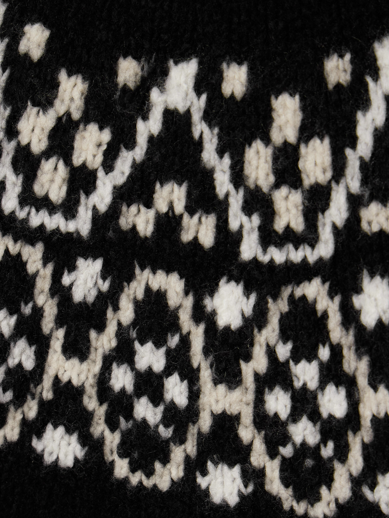 Nili Lotan Chrissy Fair Isle Jacquard-knit Cashmere And Silk-blend Sweater In Black