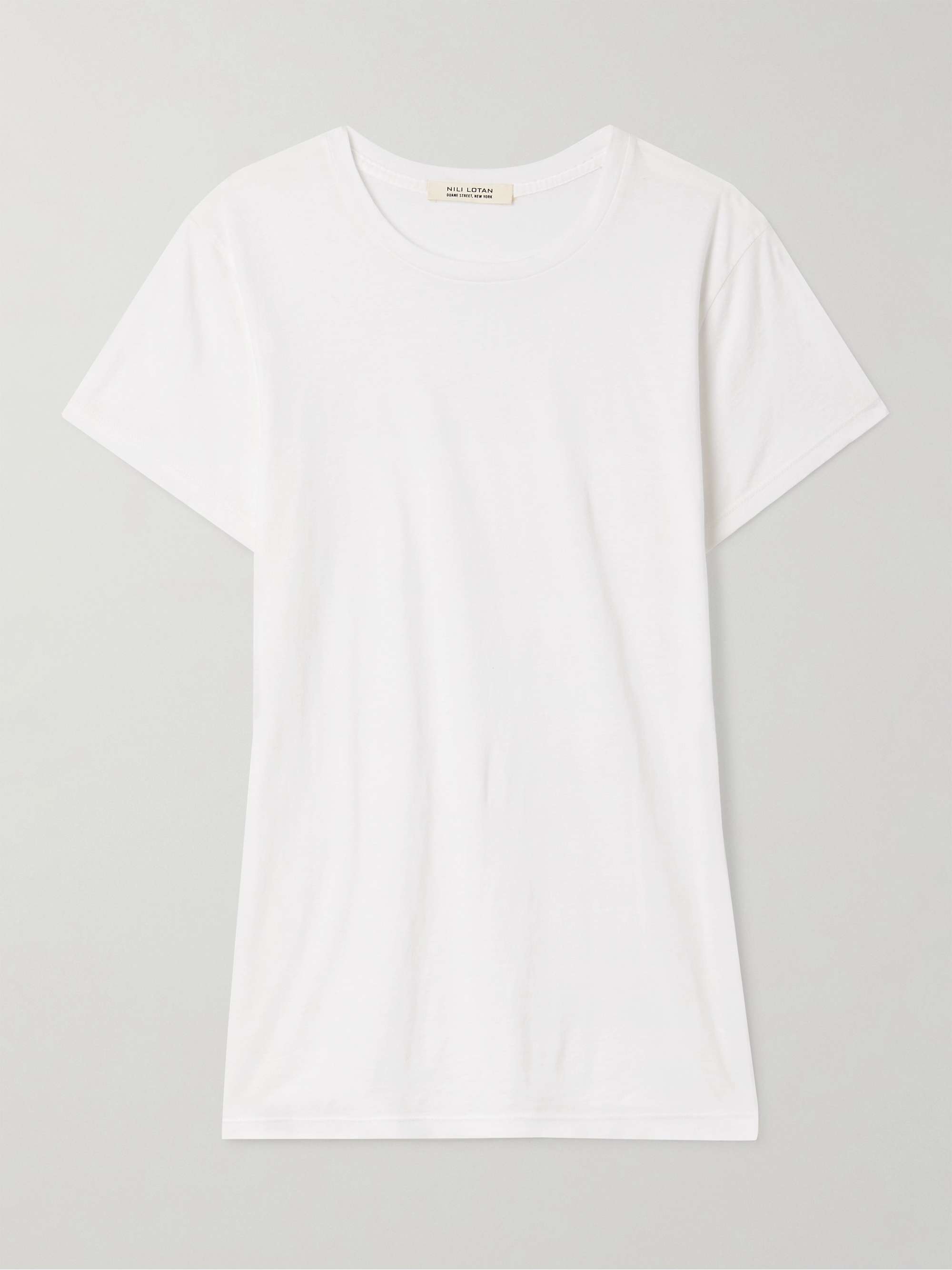 NILI LOTAN Lana Supima cotton-jersey T-shirt