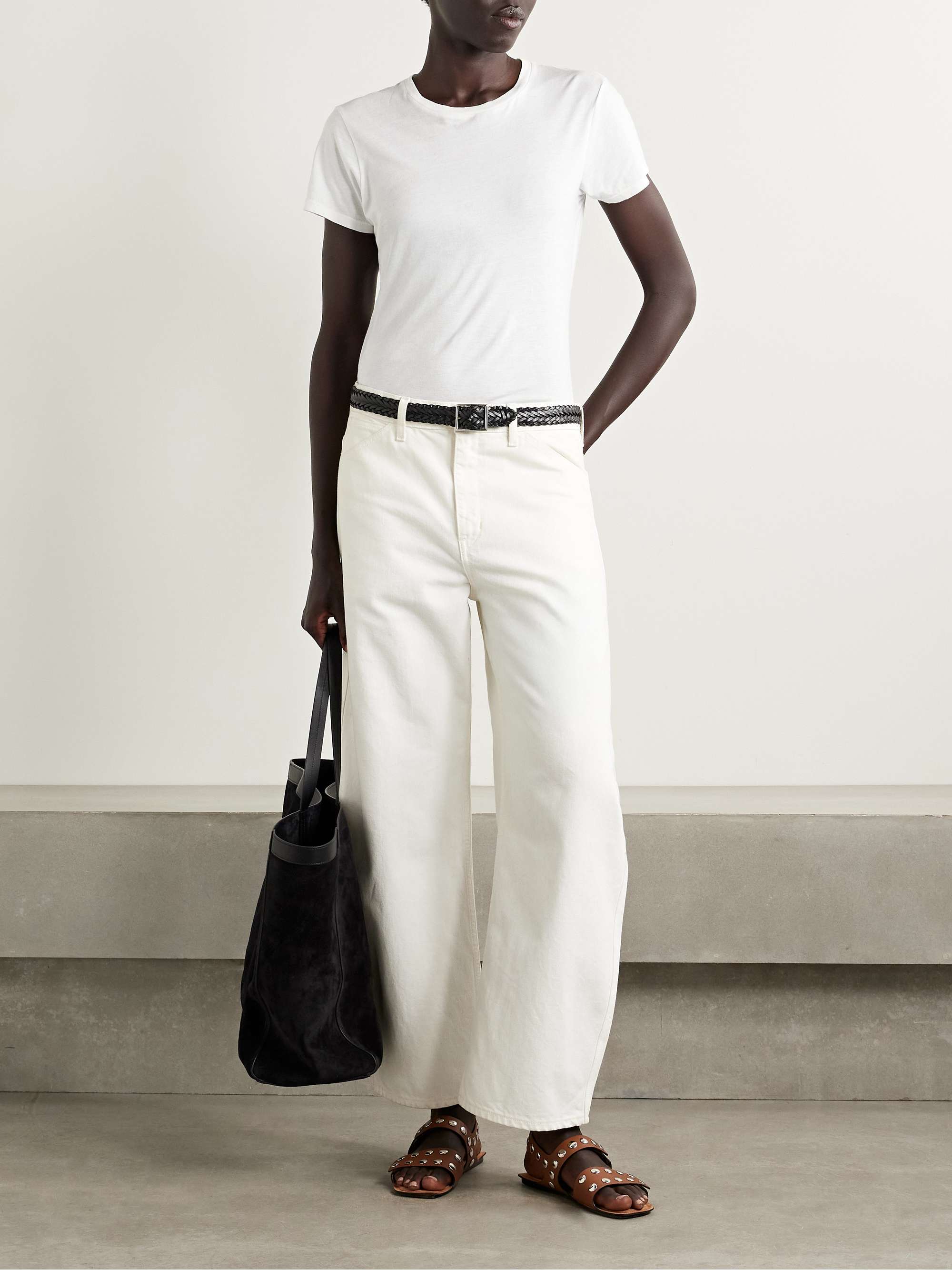 NILI LOTAN Lana Supima cotton-jersey T-shirt