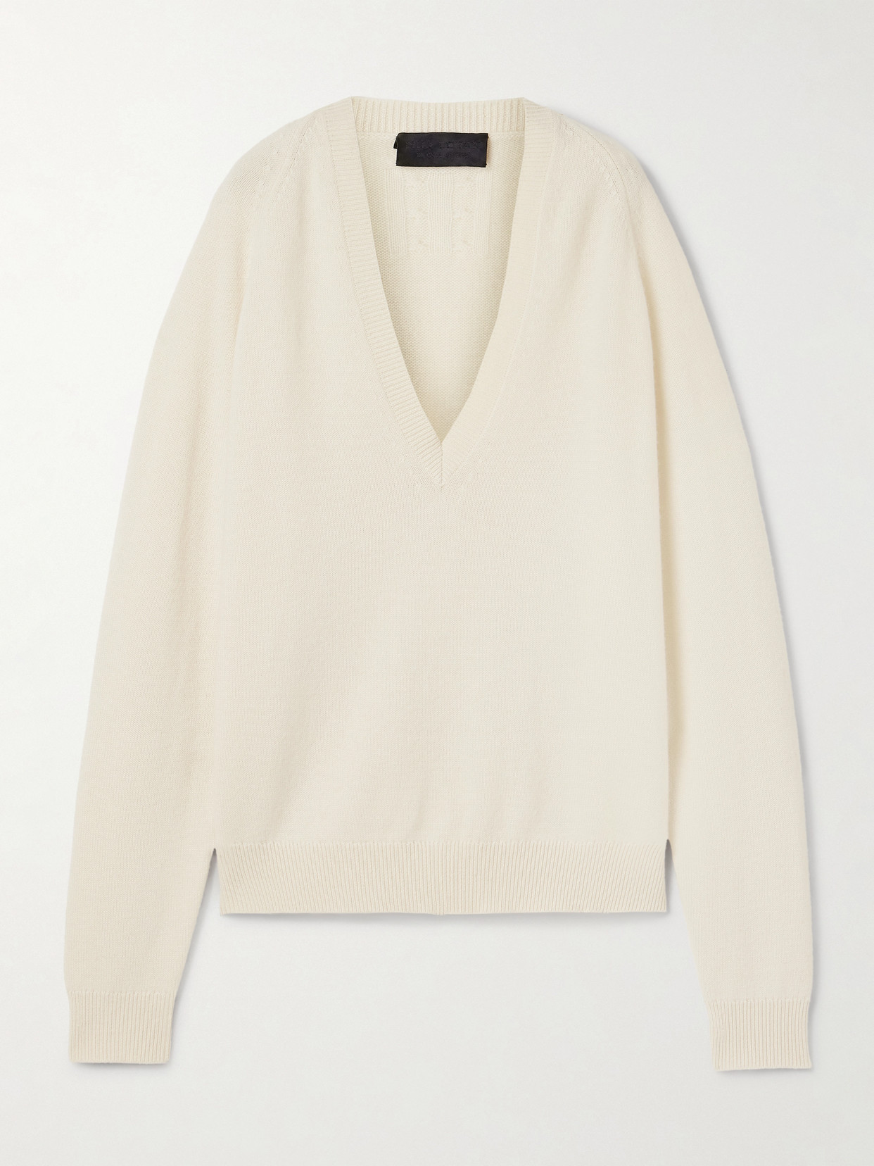 Nili Lotan Feron Cashmere Sweater In White
