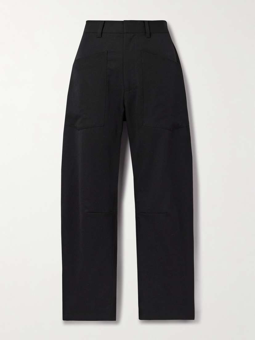 Nili Lotan Shon Wool-twill Tapered Pants