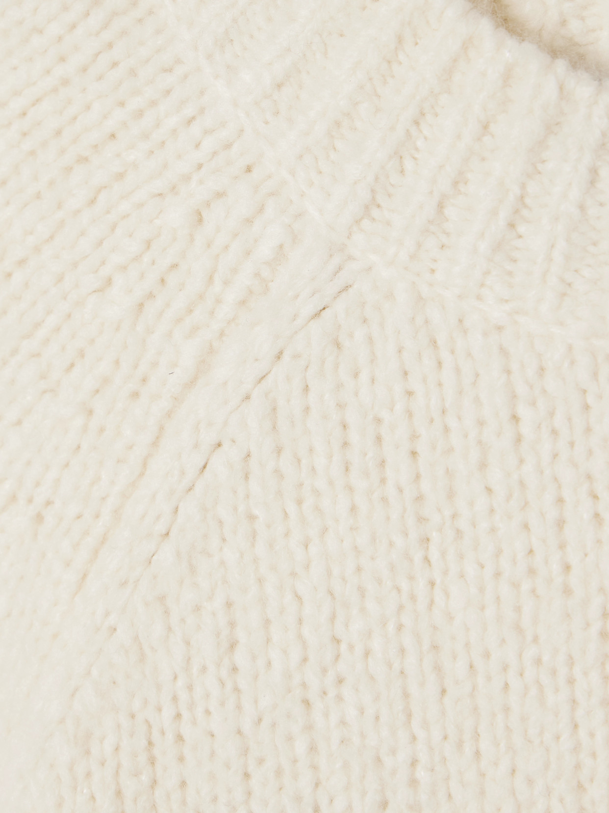 Nili Lotan Tomaso Cashmere And Silk-blend Sweater In Neutral