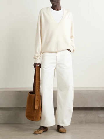 Nili Lotan Tribeca high-rise barrel-leg jeans