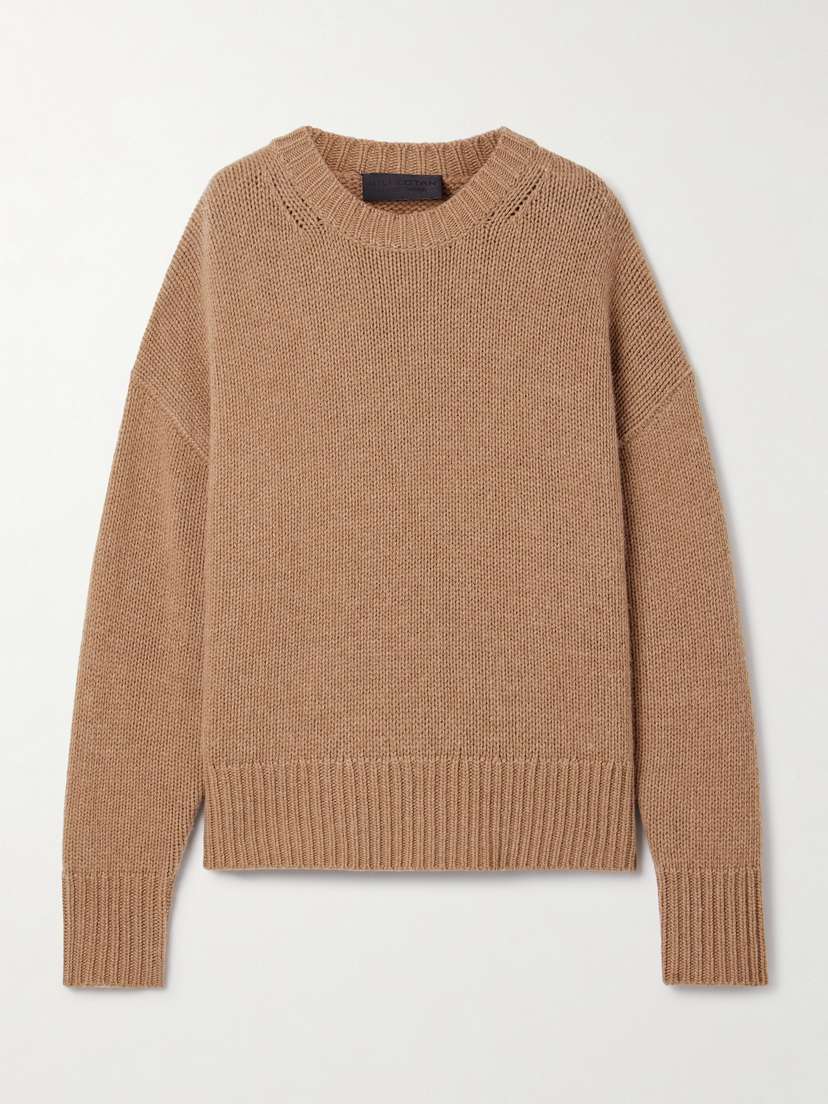 Nili Lotan Donnika Merino Wool And Cashmere-blend Sweater