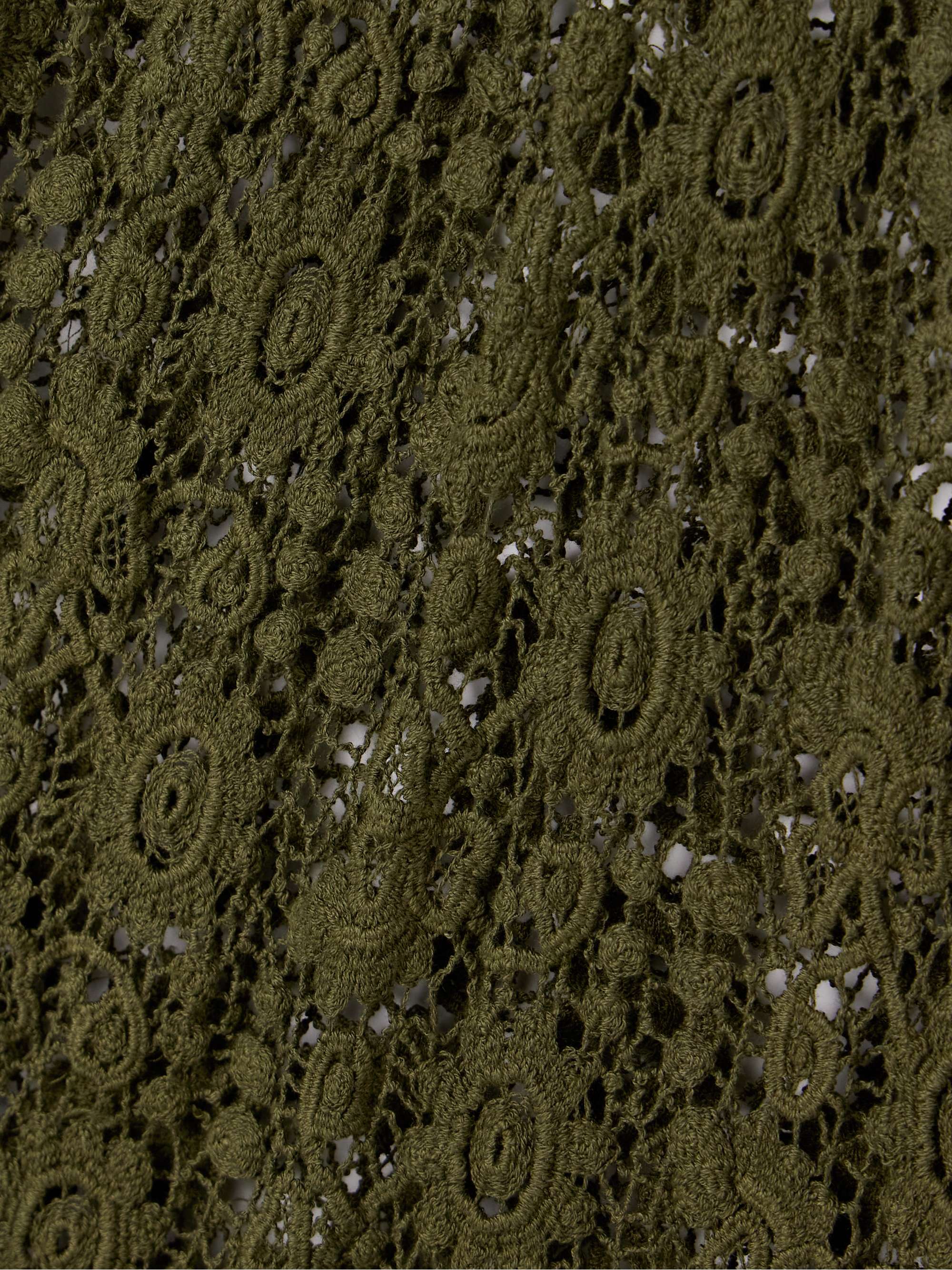 NILI LOTAN Della cotton corded lace maxi dress