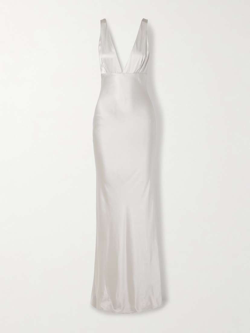 Nili Lotan Bionca Silk-charmeuse Gown