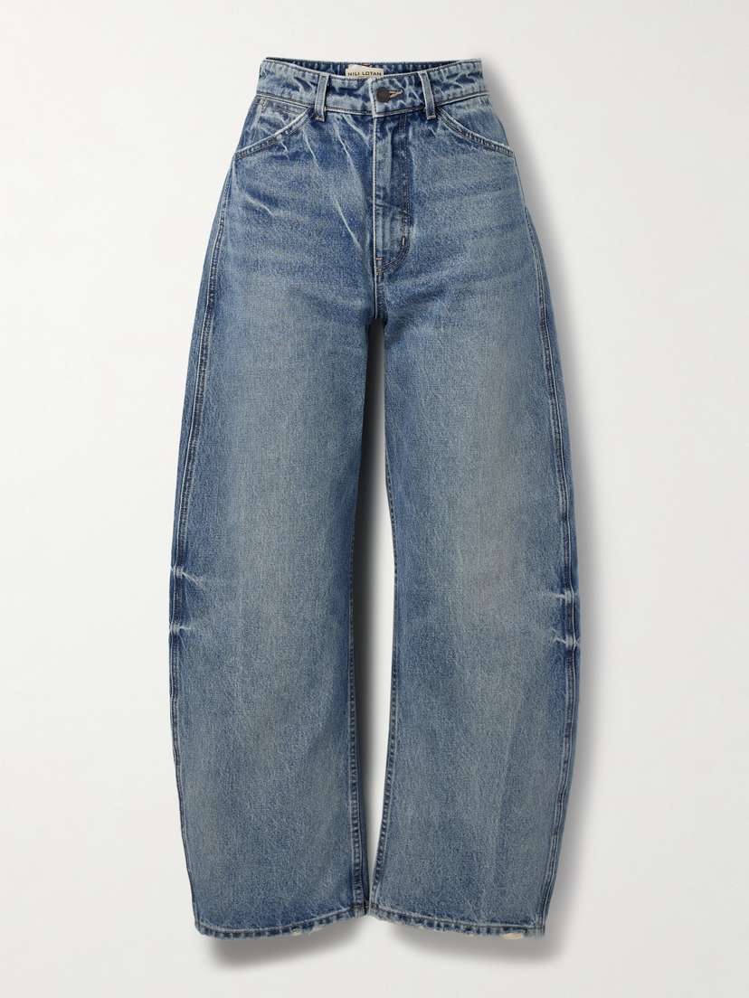 Nili Lotan Otis Mid-rise Barrel-leg Jeans