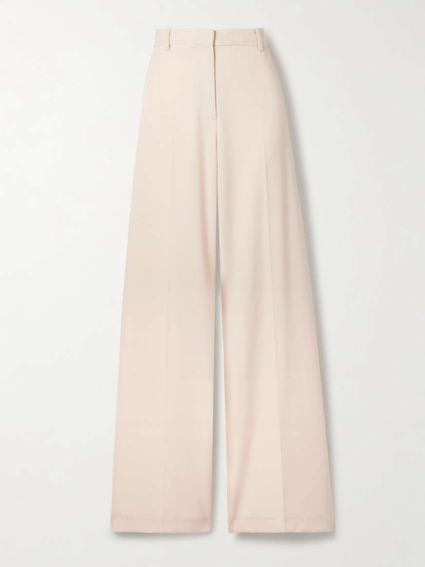 Nili Lotan River Wool-twill Wide-leg Pants