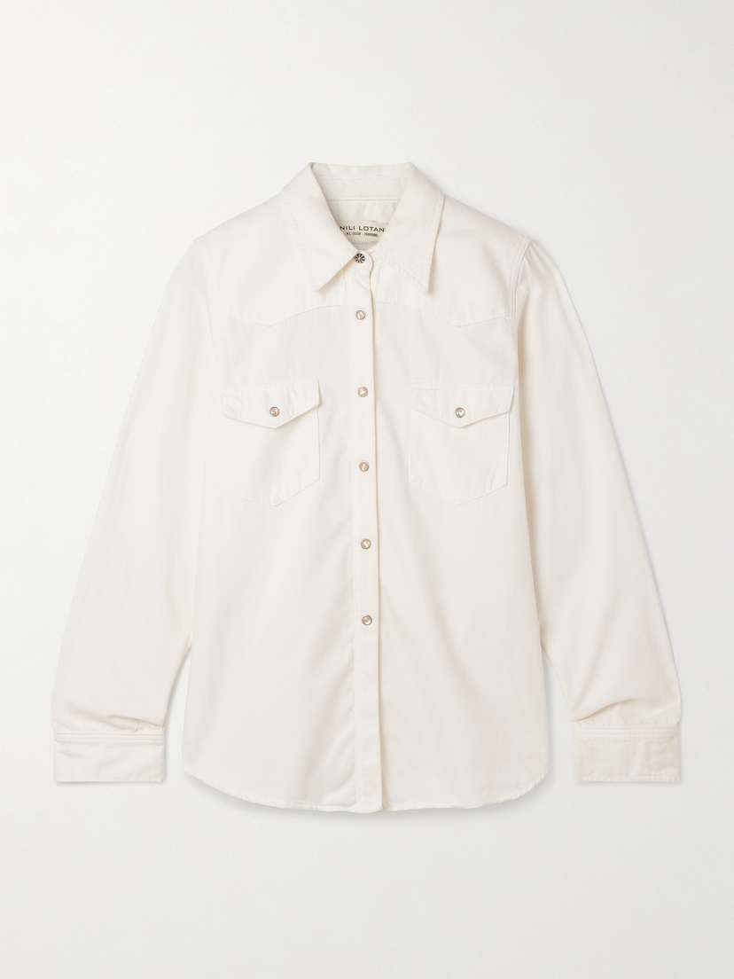 Nili Lotan Travis Denim Shirt