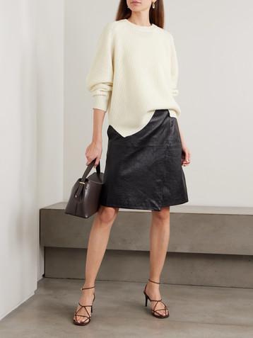 LOULOU DE SAISON Dakota ribbed cashmere sweater