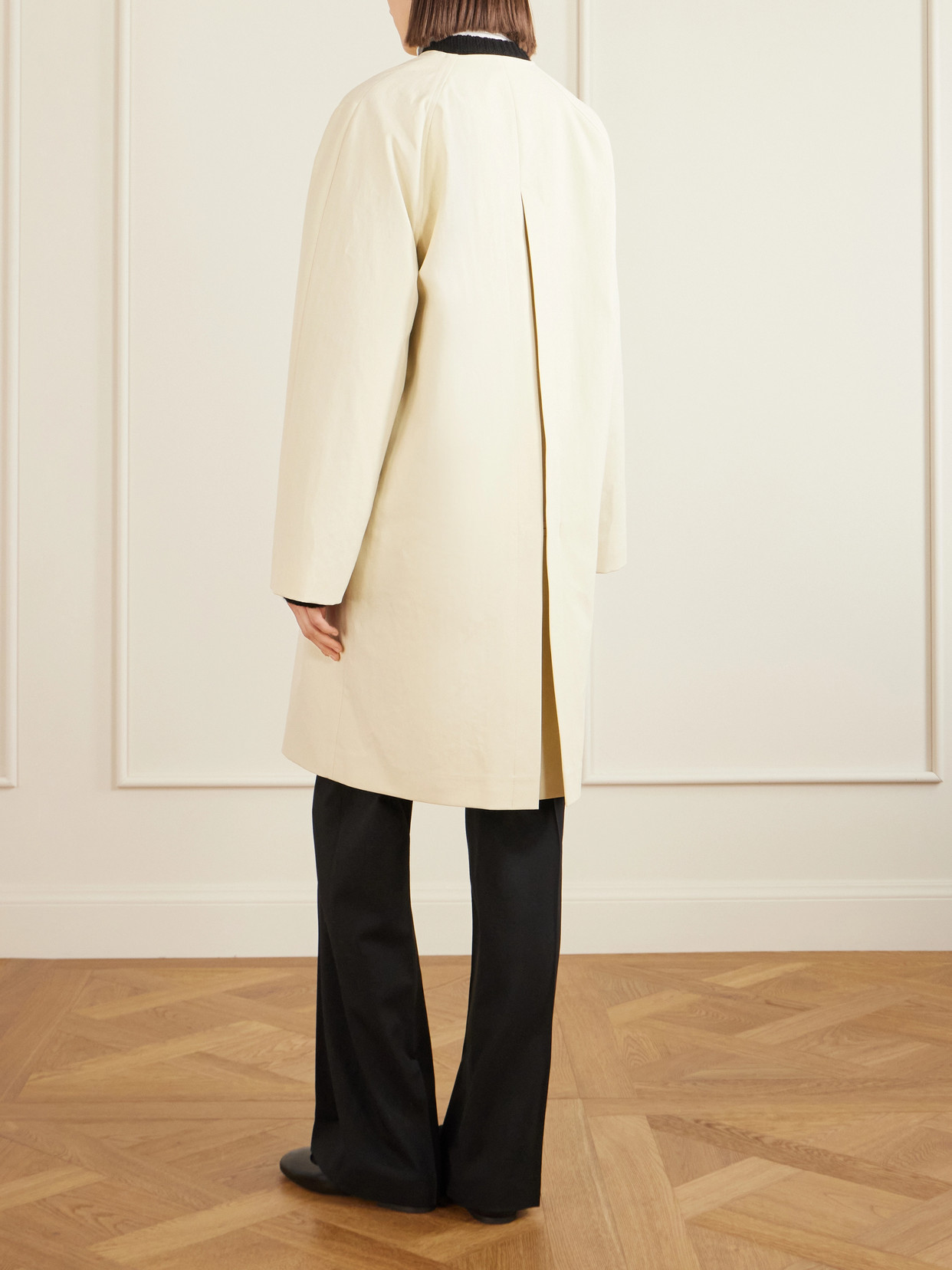Merill Cotton-Gabardine Coat