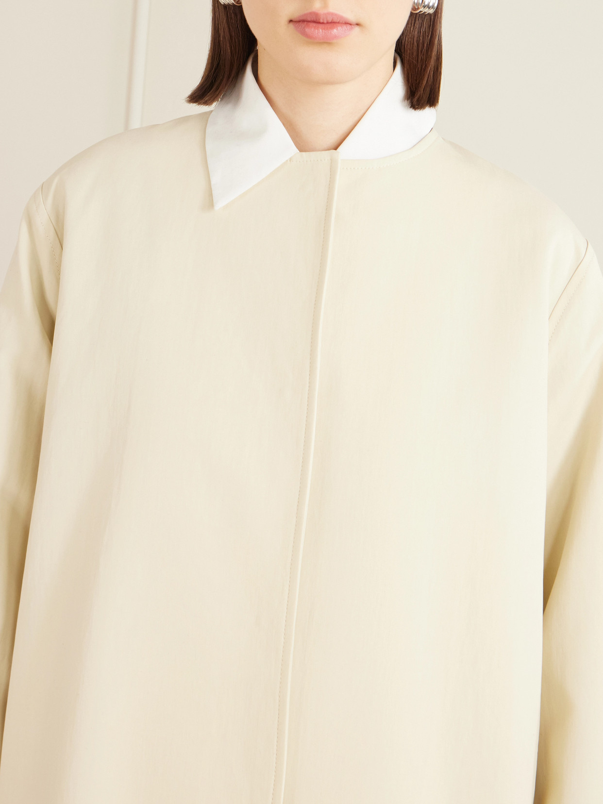Merill Cotton-Gabardine Coat