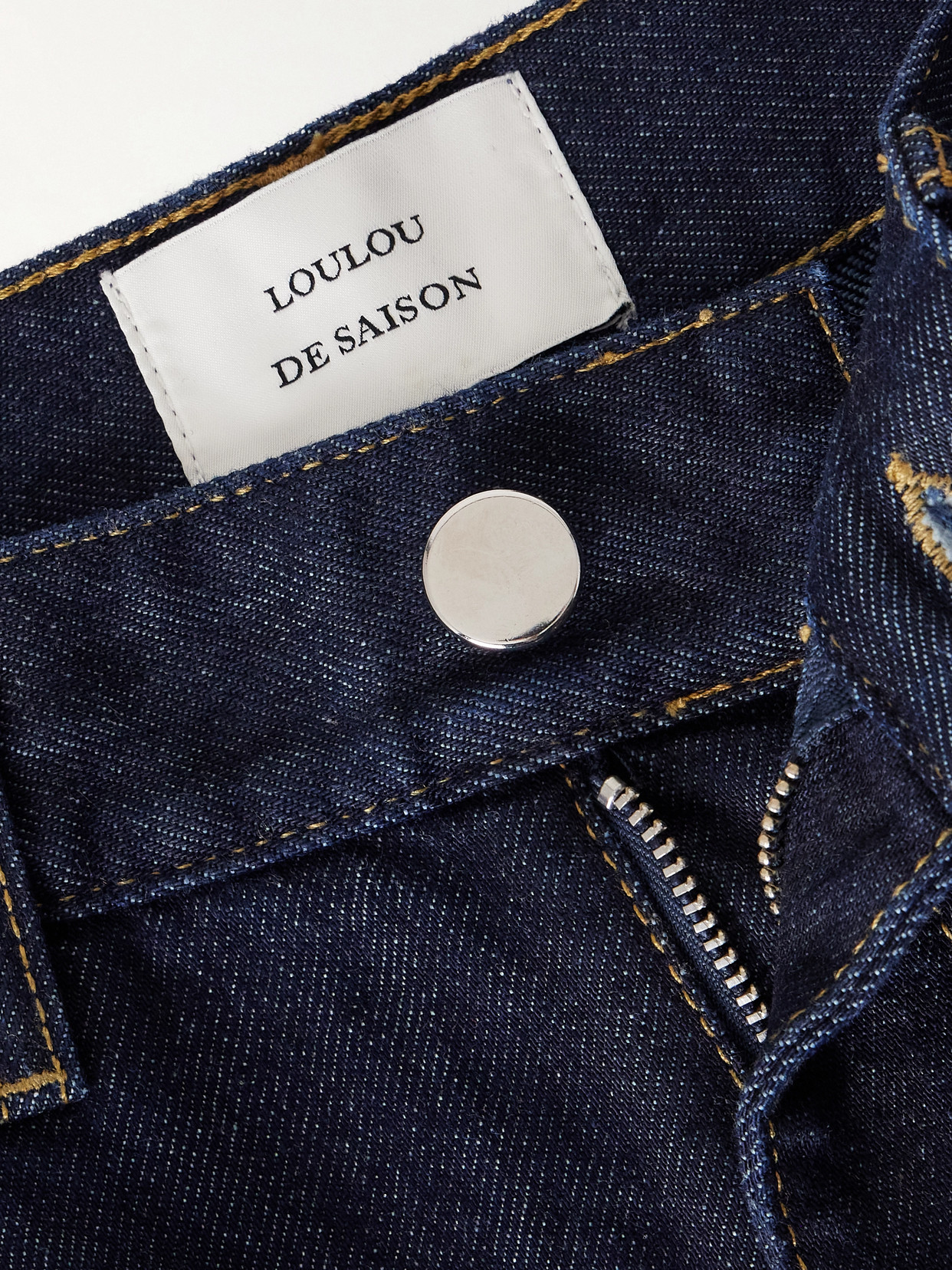 Loulou De Saison Samur High-rise Straight-leg Jeans In Blue