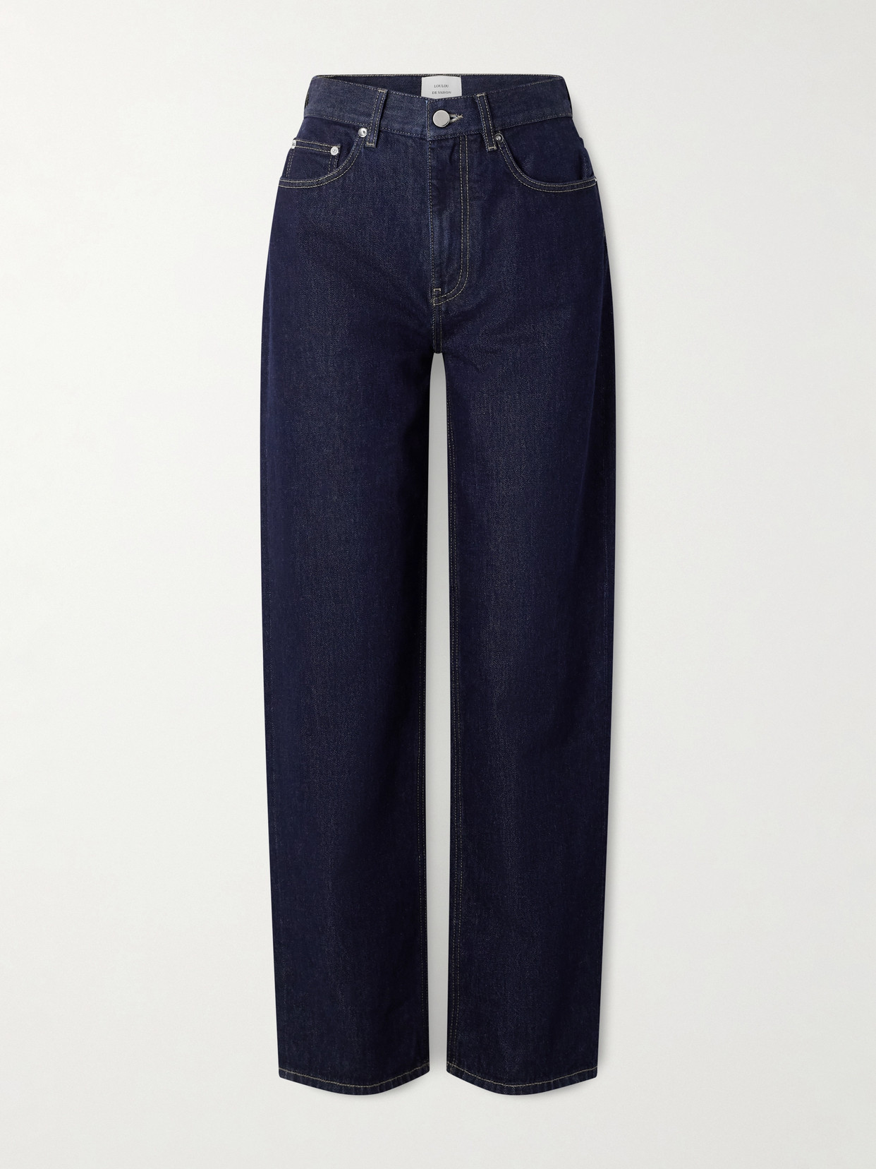 Loulou De Saison Samur High-rise Straight-leg Jeans In Blue